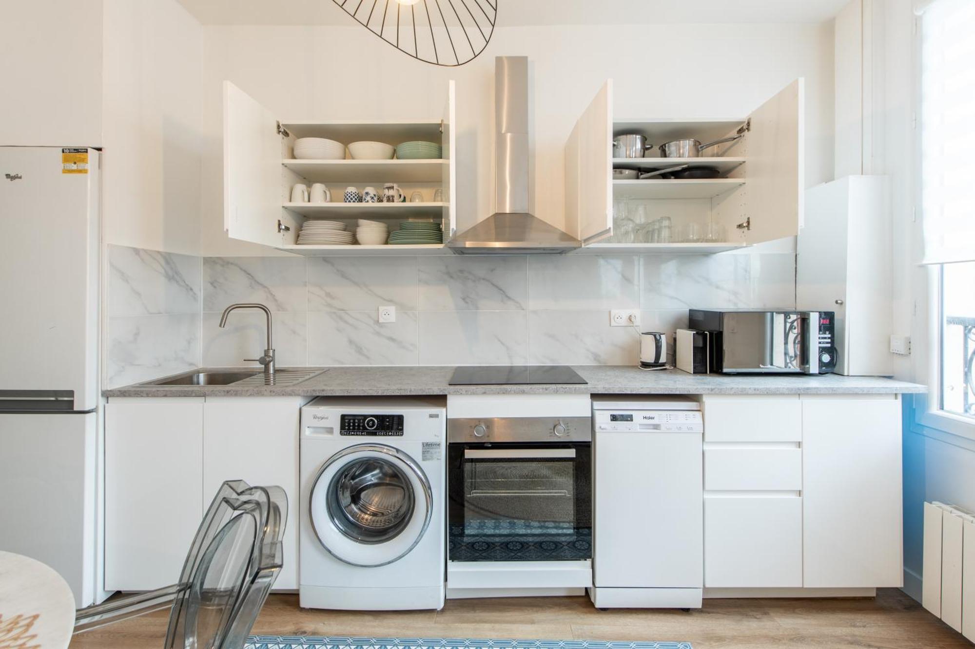 Spacious And Bright 2-Bedroom Large Apartment Very Close To Paris - Near Metro ボローニュ・ビランクー エクステリア 写真